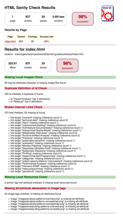 sample hsc report